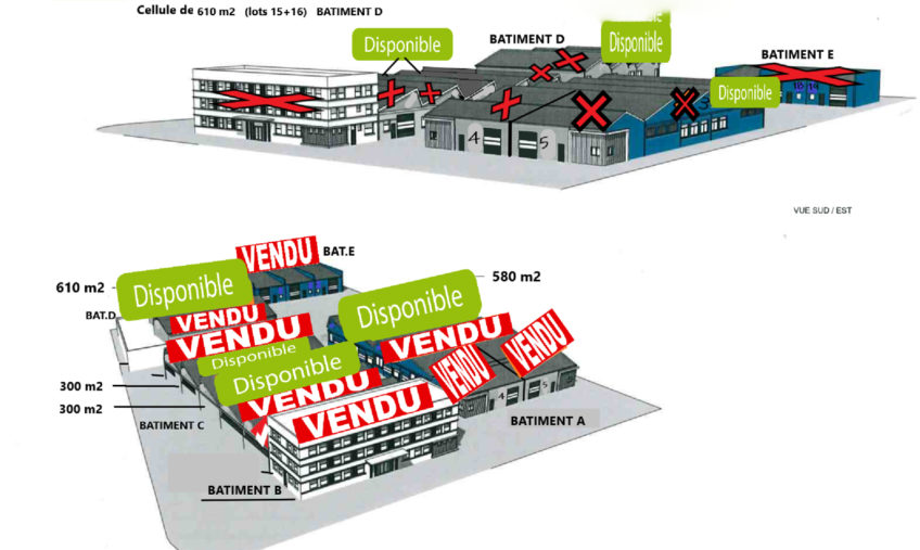 LOCAL ACTIVITE  NEUF BREST KERGONAN A VENDRE - 893